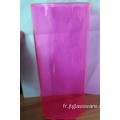 Conteneur de stockage de cylindre en verre de couleur